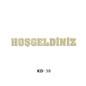 KaleStyle KD38 Lazer Kesim Ahşap Obje
