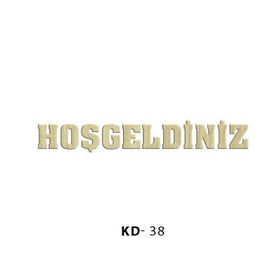 KaleStyle KD38 Lazer Kesim Ahşap Obje