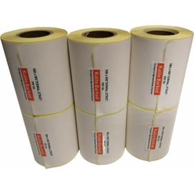 Kalite Barkod 100x100 m Termal 6 Rulo Barkod Etiket