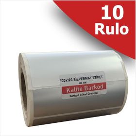 Kalite Barkod 120x100 10 Rulo 2500 Adet Termal Barkod Etiketi