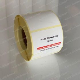 Kalite Barkod 40x60 1 Rulo 1000 Adet Termal Barkod Etiketi