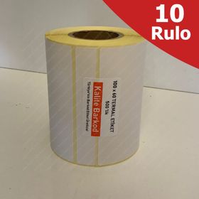 Kalite Barkod 60x100 10 Rulo 5000 Adet Termal Barkod Etiketi