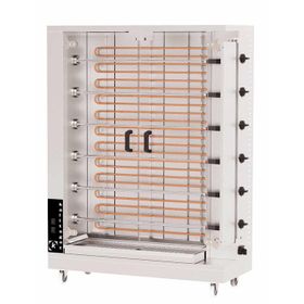 Kalitegaz CRE6 115x55x152 cm 24-30 Piliç Kapasiteli Elektrikli Piliç Çevirme Makinesi