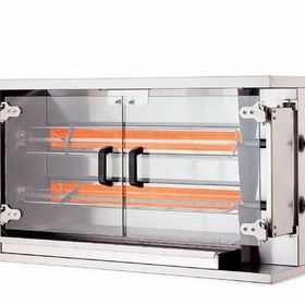 Kalitegaz CRG2 Rinnova 115x55x61 cm 8-10 Piliç Kapasiteli Gazlı Piliç Çevirme Makinesi