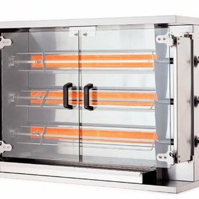 Kalitegaz CRG3 115x55x80 cm 12-15 Piliç Kapasiteli Gazlı Piliç Çevirme Makinesi