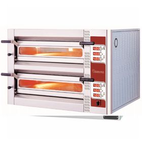 Kalitegaz E6302W Rinnova 12x30 cm Pizza Kapasiteli Çift Katlı Dijital 93x62 cm Elektrikli Pizza Fırını