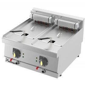 Kalitegaz F6060E Rinnova 12+12 Litre Tahliyeli 60x60x29 cm Elektrikli Fritöz