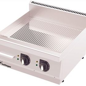 Kalitegaz GG1260GC Rinnova Oluklu Krom Kaplı 120x60x29 cm Ce Belgeli Gazlı Pleyt Izgara