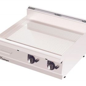 Kalitegaz GG8070GC Oluklu 80x70x29 cm Ce Krom Kaplı Belgeli Gazlı Pleyt Izgara
