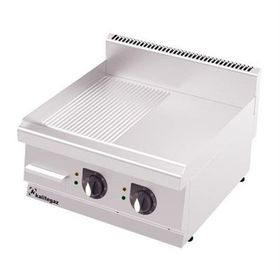 Kalitegaz GS1060GC Rinnova Yarı Oluklu Krom Kaplı 100x60x29 cm Ce Belgeli Gazlı Pleyt Izgara