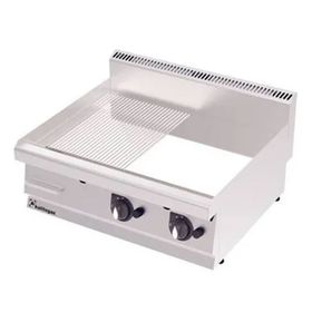 Kalitegaz GS1070EC Yarı Oluklu Krom Kaplı 100x70x29 cm Elektrikli Pleyt Izgara