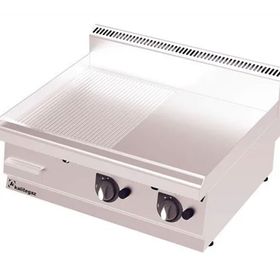 Kalitegaz GS8070E Rinnova Yarı Oluklu 80x70x29 cm Elektrikli Pleyt Izgara