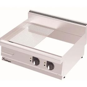 Kalitegaz GS8070EC Yarı Oluklu Krom Kaplı 80x70x29 cm Elektrikli Pleyt Izgara
