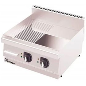 Kalitegaz GS9070E Rinnova Yarı Oluklu 90x70x29 cm Elektrikli Pleyt Izgara