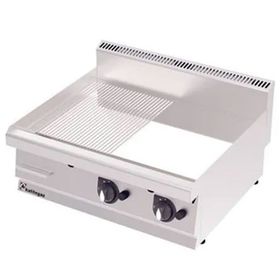 Kalitegaz GS9070EC Yarı Oluklu Krom Kaplı 90x70x29 cm Elektrikli Pleyt Izgara