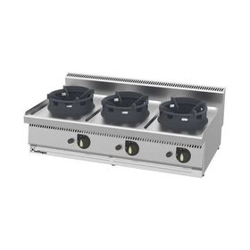 Kalitegaz Üçlü Gazlı 120x70x29 cm Ce Belgeli WC1270G Wok Ocak