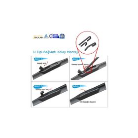 KalitePlus Fiat Palio Hibrit Silecek Takımı