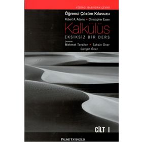 KALKÜLÜS 1 ÖĞRENCİ ÇÖZÜM KİTABI - ROBERT A. ADAMS