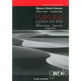 KALKÜLÜS 2 ÖĞRENCİ ÇÖZÜM KİTABI - ROBERT A. ADAMS
