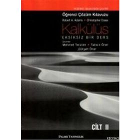 KALKÜLÜS 2 ÖĞRENCİ ÇÖZÜM KİTABI - ROBERT A. ADAMS