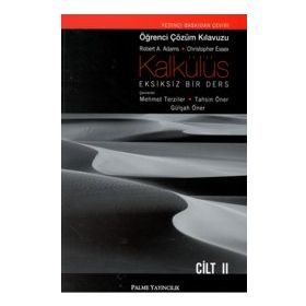 KALKÜLÜS 2 ÖĞRENCİ ÇÖZÜM KİTABI - ROBERT A. ADAMS