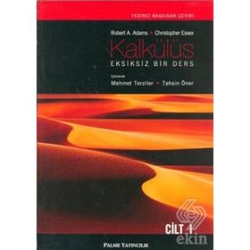 KALKÜLÜS EKSIKSIZ BIR DERS CILT 1 - MEHMET TERZILER;TAHSIN ÖNER;ROBERT A. ADAMS;CHRISTOPHER ESSEX