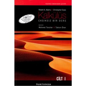 Kalkülüs Eksiksiz Bir Ders Cilt 1 Palme Yayınları