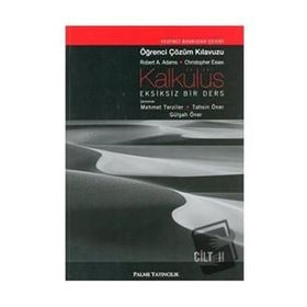 Kalkülüs Eksiksiz Bir Ders Öğrenci Çözüm Kılavuzu Cilt 2 Palme Yayınları