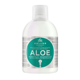 Kallos Cosmetics Aloe 1000 ml Kuru ve Yıpranmış Saçlar Için Aloe Vera Özlü Nem Terapisi ve Işıltı Verici Şampuan