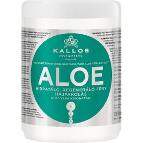 Kallos Cosmetics Aloe Vera Özlü 1000 ml Nem Terapisi ve Işıltı Verici Saç Bakım Maskesi