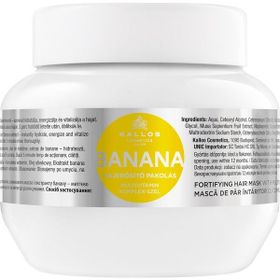 Kallos Cosmetics Banana Muz Ekstraktı ve Multivitamin Içeren Güçlendirici 275 ml Saç Bakım Maskesi