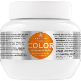 Kallos Cosmetics Color Hair Boyalı Saçlar Için Keten Tohumu Yağlı ve Uv Filtreli 275 ml Saç Bakım Maskesi