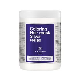 Kallos Cosmetics Coloring Silver Reflex 1000 ml Turunculaşma Önleyici Saç Bakım Maskesi