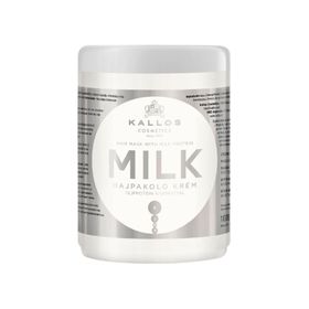 Kallos Cosmetics Milk Hair Mask 1000 ml Süt Proteinli Saç Bakım Maskesi