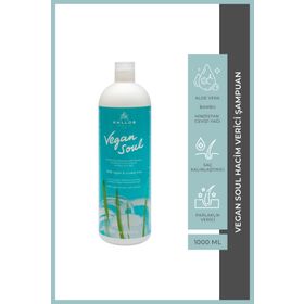 Kallos Cosmetics Vegan Soul Hacim Verici 1 lt Şampuan