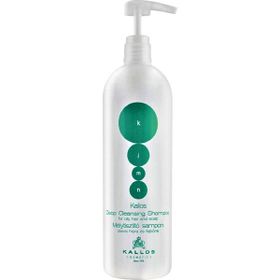 Kallos Cosmetics Yağlı Saç ve Saç Derisi için 1000 ml Derin Temizleyici Şampuan