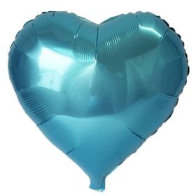 Kalp Açık Mavi 45 cm Folyo Balon