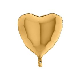 Kalp Altın 45 cm Folyo Balon
