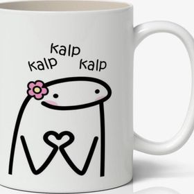 Kalp Kalp Kalp Yazılı Baskılı Kupa