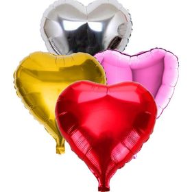 Kalp Küçük Boy 45x43 cm Folyo Balon
