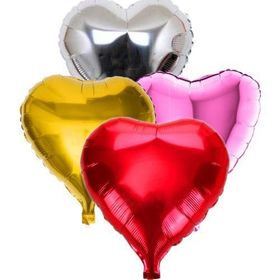 Kalp Küçük Boy 45x43 cm Folyo Balon