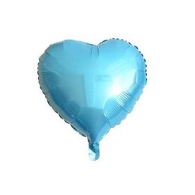 Kalp Mavi 45 cm Folyo Balon