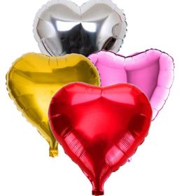 Kalp Orta Boy 60x64 cm Folyo Balon
