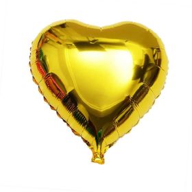 Kalp Sarı 60 cm Folyo Balon