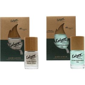 Kalyon 11 ml Bitkisel Tırnak Güçlendirici Cila + 11 ml Tırnak Onarıcı Bakım Cilası