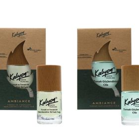 Kalyon 11 ml Bitkisel Tırnak Güçlendirici Cila + 11 ml Tırnak ve Tırnak Eti Nemlendirici İki Fazlı Yağ