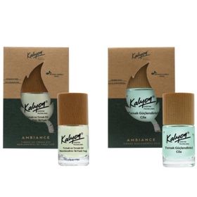 Kalyon 11 ml Bitkisel Tırnak Güçlendirici Cila + 11 ml Tırnak ve Tırnak Eti Nemlendirici İki Fazlı Yağ