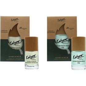 Kalyon 11 ml Bitkisel Tırnak Güçlendirici Cila + 11 ml Tırnak ve Tırnak Eti Nemlendirici İki Fazlı Yağ