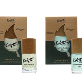 Kalyon 11 ml Bitkisel Tırnak Güçlendirici Cila + 11 ml Tırnak ve Tırnak Eti Nemlendirici İki Fazlı Yağ