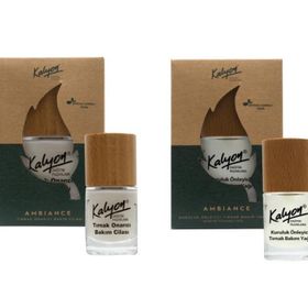 Kalyon 11 ml Bitkisel Tırnak Onarıcı Bakım Cilası + 11 ml Kuruluk Önleyici Tırnak Bakım Yağı Kenevir Tohumu Yağı